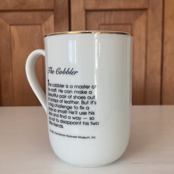 Vintage Norman Rockwell “The Cobbler” Collectible Mug - Picture 5 of 11